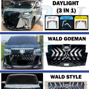 Toyota Alphard 2018 - 2022 Front Grill & Daylight