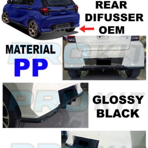 Perodua Axia 2023 OEM Rear Diffuser