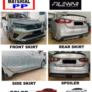 Honda City 2023 Filewar Bodykit And Spoiler