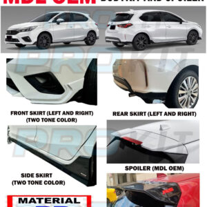 Honda City Hatchback 2024 MDL Bodykit And Spoiler