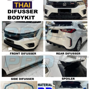 Honda City 2022 Hatchback RS Thai Diffuser And Spoiler