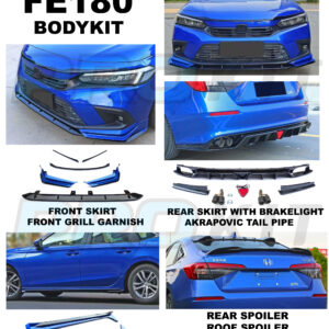 Honda Civic 2022 FE180 Bodykit And Spoiler