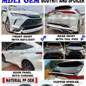 Toyota Harrier 2021 Modellista Bodykit And Spoiler