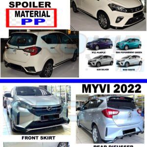 Perodua Myvi 2017 & 2022 OEM Bodykit And Spoiler
