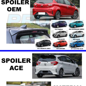Perodua Myvi 2017-2025 Spoiler