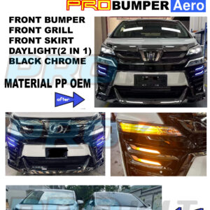 Toyota Vellfire 2015 Convert 2018 Aero Pro Bumper