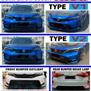 Honda Civic 2022 Type R Bumper Diffuser