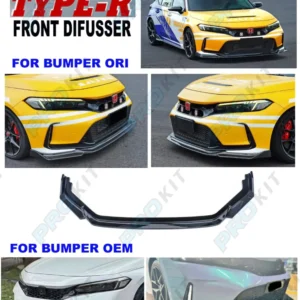 Honda Civic 2022 Type R Front Diffuser