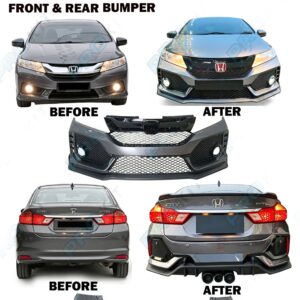 Honda City 2014 Convert Type R Front Bumper And Rear Bumper