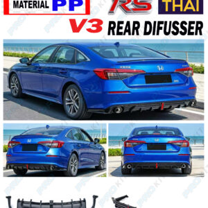 Honda Civic 2022 RS Thai V3 Rear Diffuser
